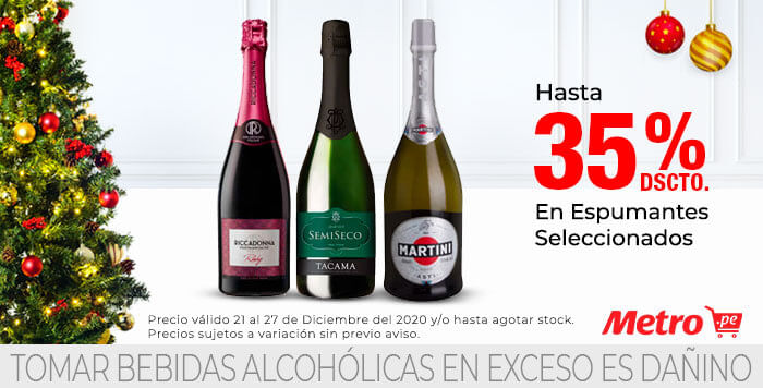 Hasta 35% Dcto En Espumantes Seleccionados