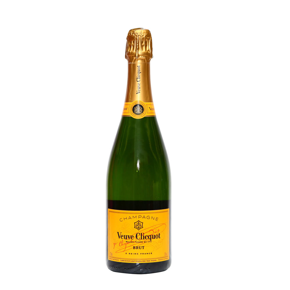 Espumante Francés Champagne Veuve Clicquot Brut Yellow Label Botella 750ml - Metro champagne brut precio