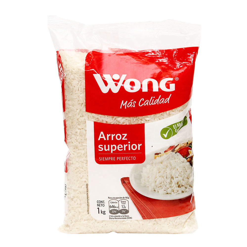 Arroz Superior Wong Bolsa 1 Kg
