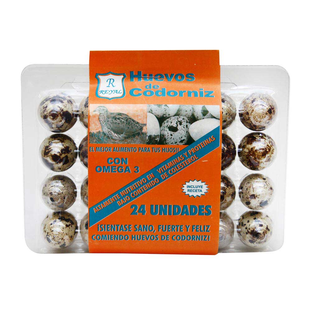 Huevitos de Codorniz Reyal Bandeja 24 Unid