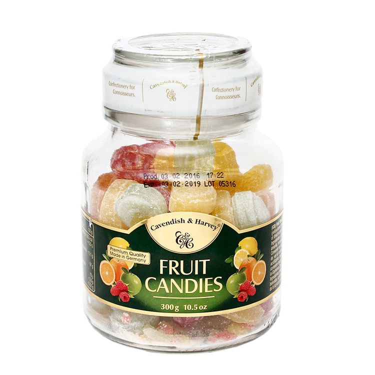 Caramelos-Cavendish---Harvey-Fruit-Candies-Frasco-300-g