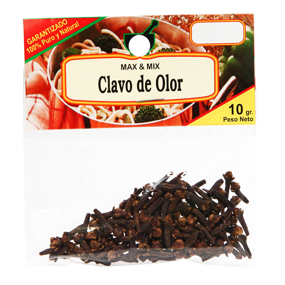 Clavo de Olor Entero Max & Mix Sobre 10 g