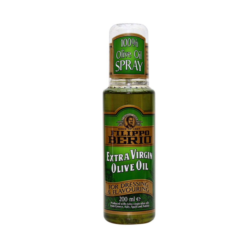 Aceite de Oliva Filippo Berio Extra Virgen Botella Spray 200 ml