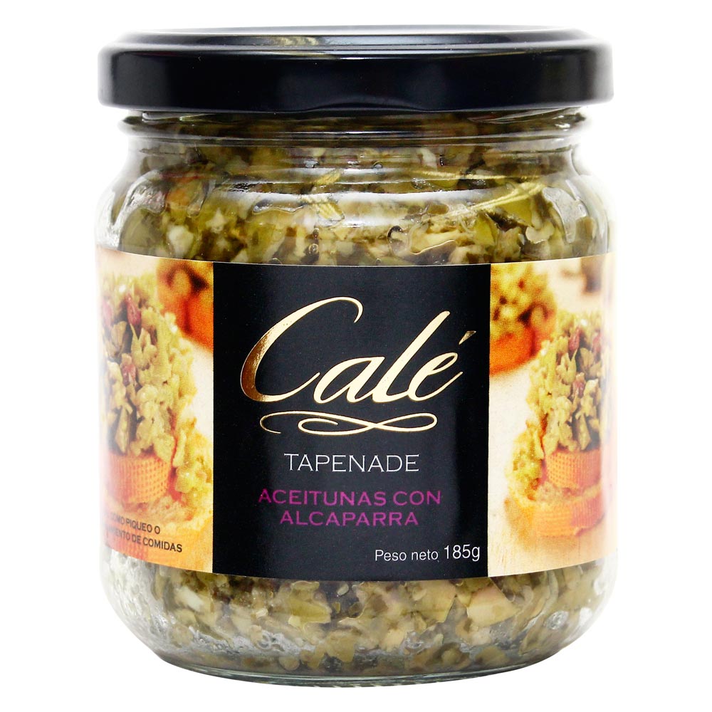 Aceitunas con Alcaparras Calé Tapenade Frasco 185 g