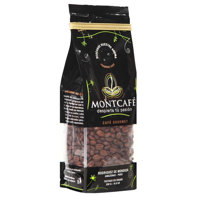 Café Gourmet en Granos Montcafé Bolsa 250 gr Wong