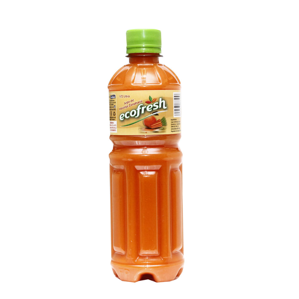 Jugo De Naranja y Zanahoria Eco Fresh Botella 500 ml Metro