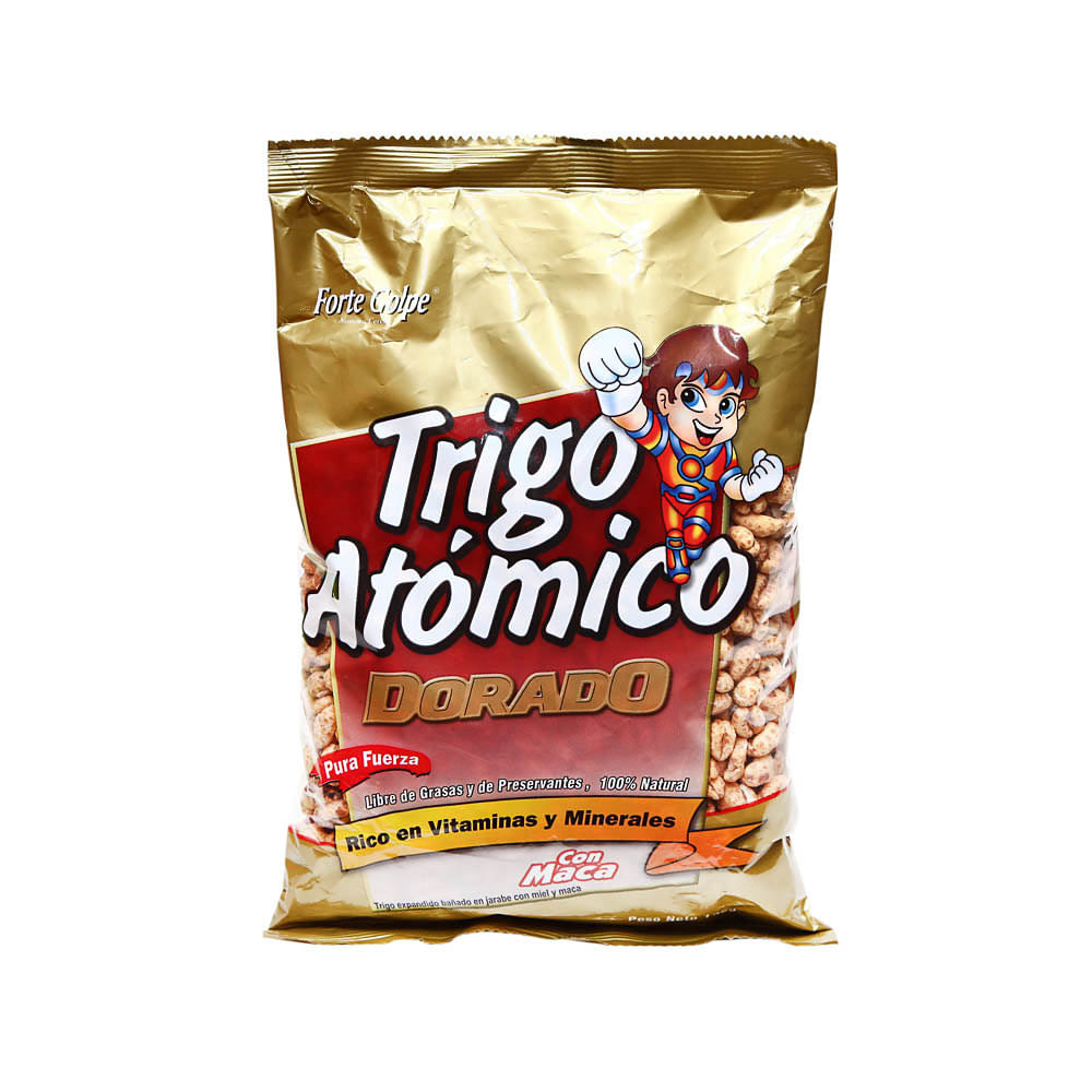 Trigo Atómico Dorado Con Maca Golpe Forte Bolsa 125 g