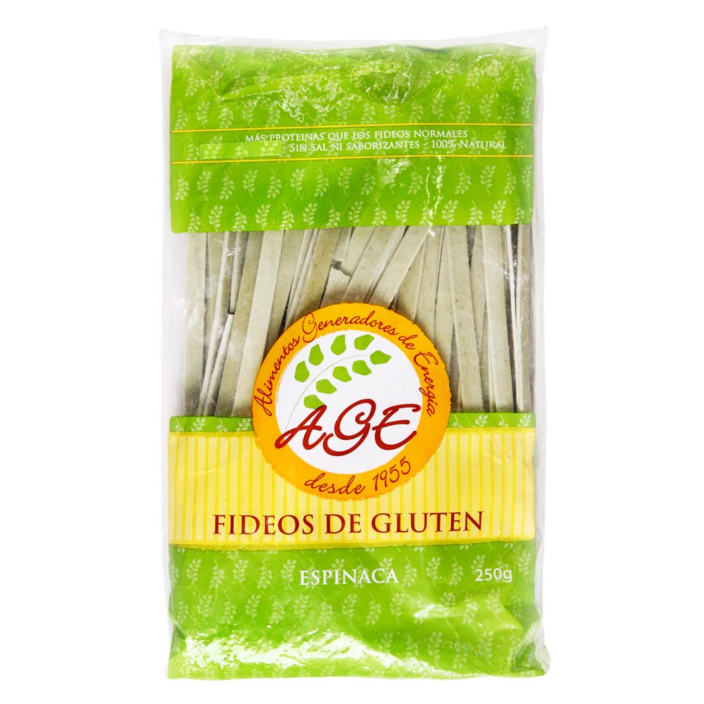 Fideos de Gluten Age Espinaca 250g