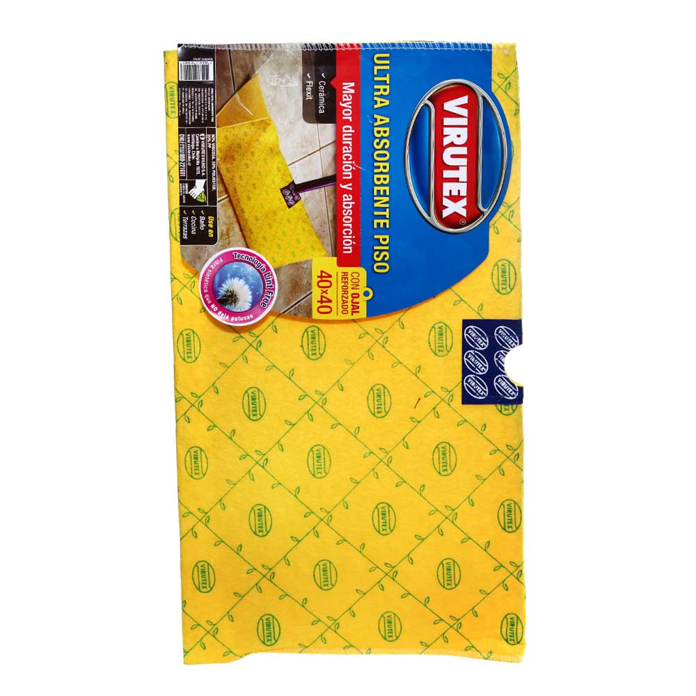 Trapeador de Microfibra Virutex Ultra Absorbente 40x40cm