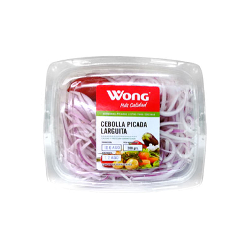 Cebolla Picada Larguita Wong Taper 200g