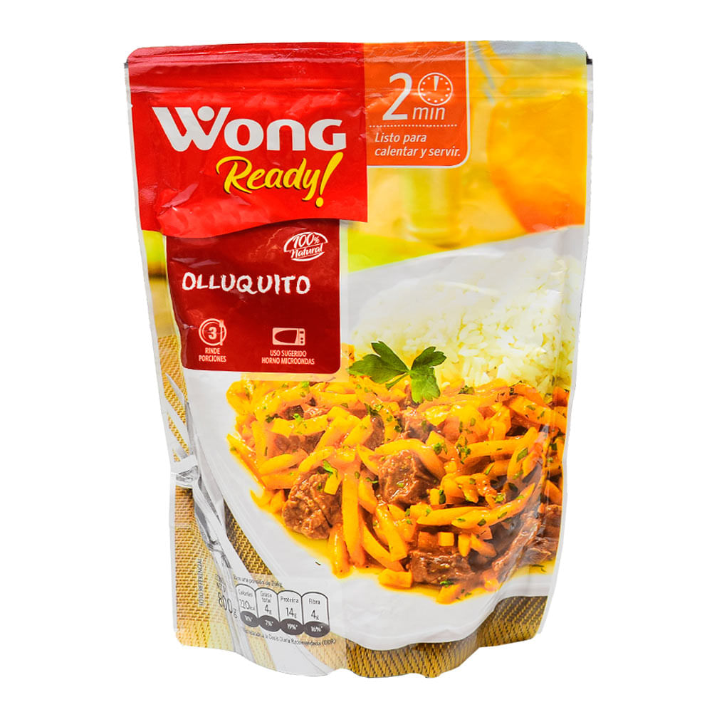 Olluquito Wong Ready Bolsa 800 g