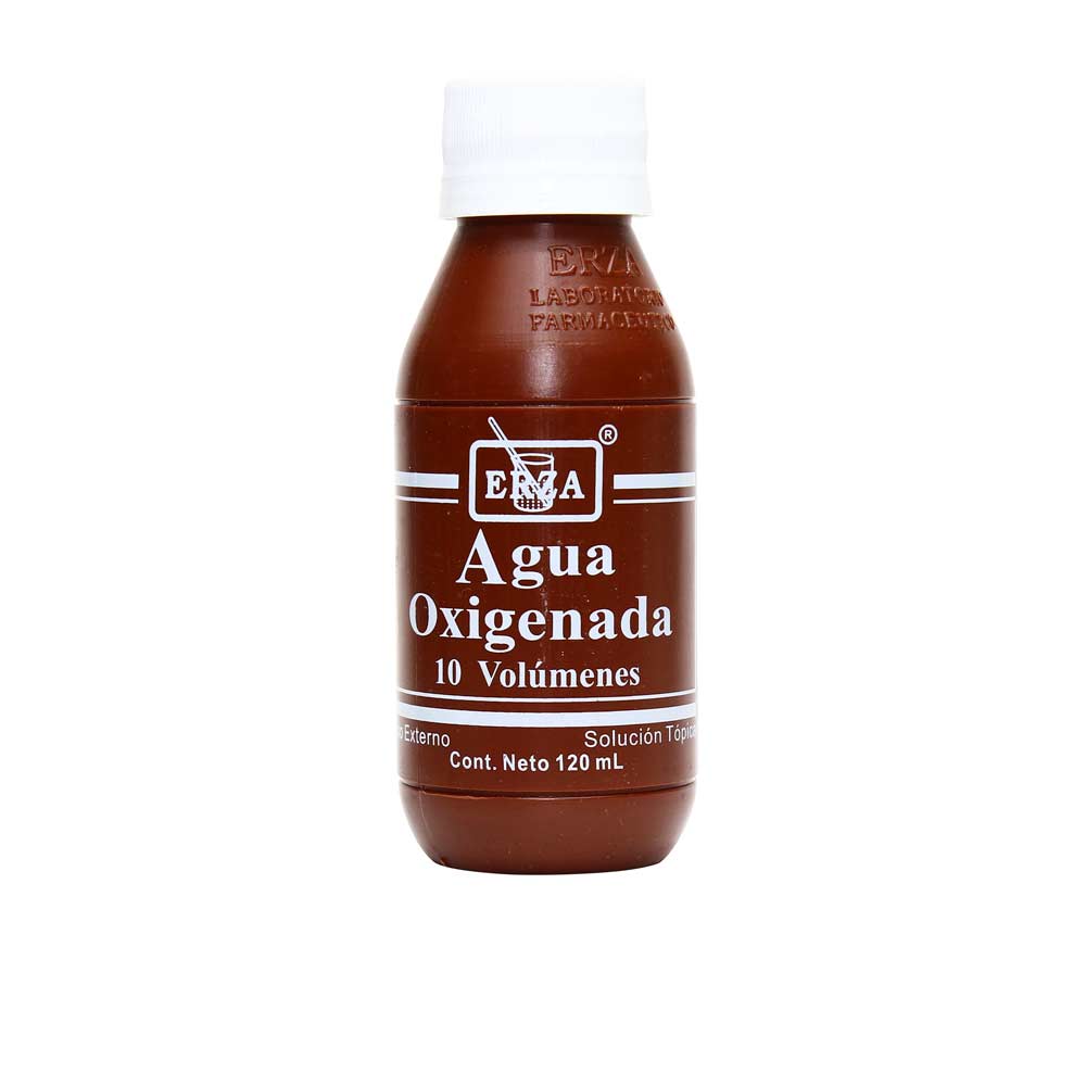 Agua Oxigenada Erza 10 Volumenes Frasco 120 Ml Wong Agua Oxigenada Erza 10 Volumenes Frasco 120 Ml Wong