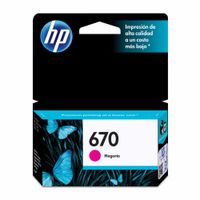 HP Cartucho de Tinta 670 CZ115AL Magenta