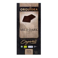 Chocolate Orgánico 65% Cacao Mild Dark Orquídea Tableta 90 g