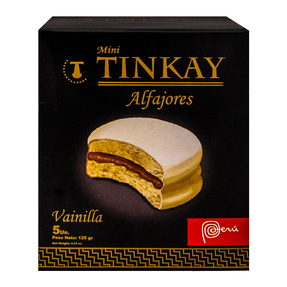 Mini Alfajores Tinkay Vainilla 5un