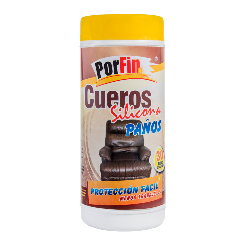 Paños con Silicona para Cueros PorFin 30un