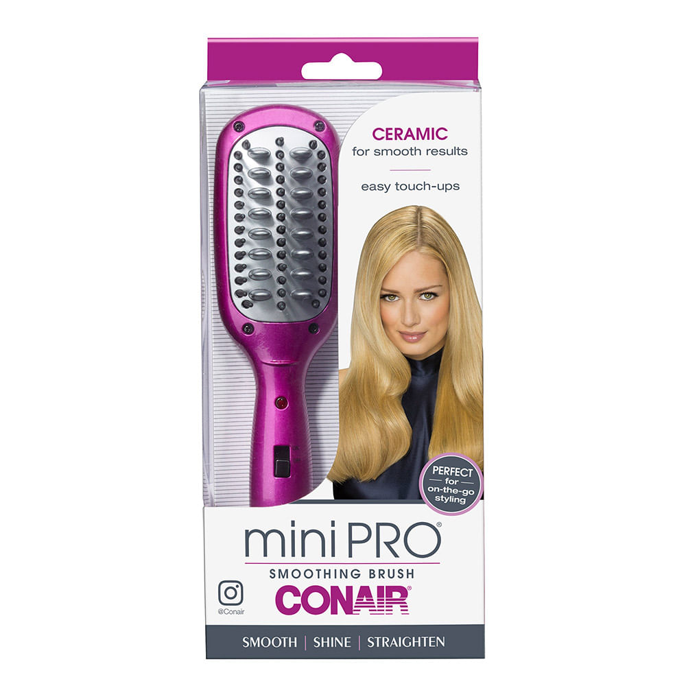 Conair Mini Cepillo Alisador BC11 Diamond Brilliance Shine System - Metro conair cepillo alisador