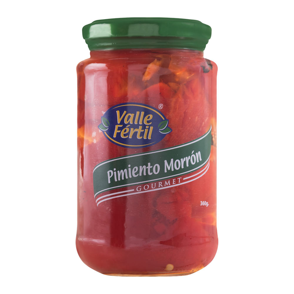 Pimiento Morrón Gourmet Valle Fértil Frasco 360 g