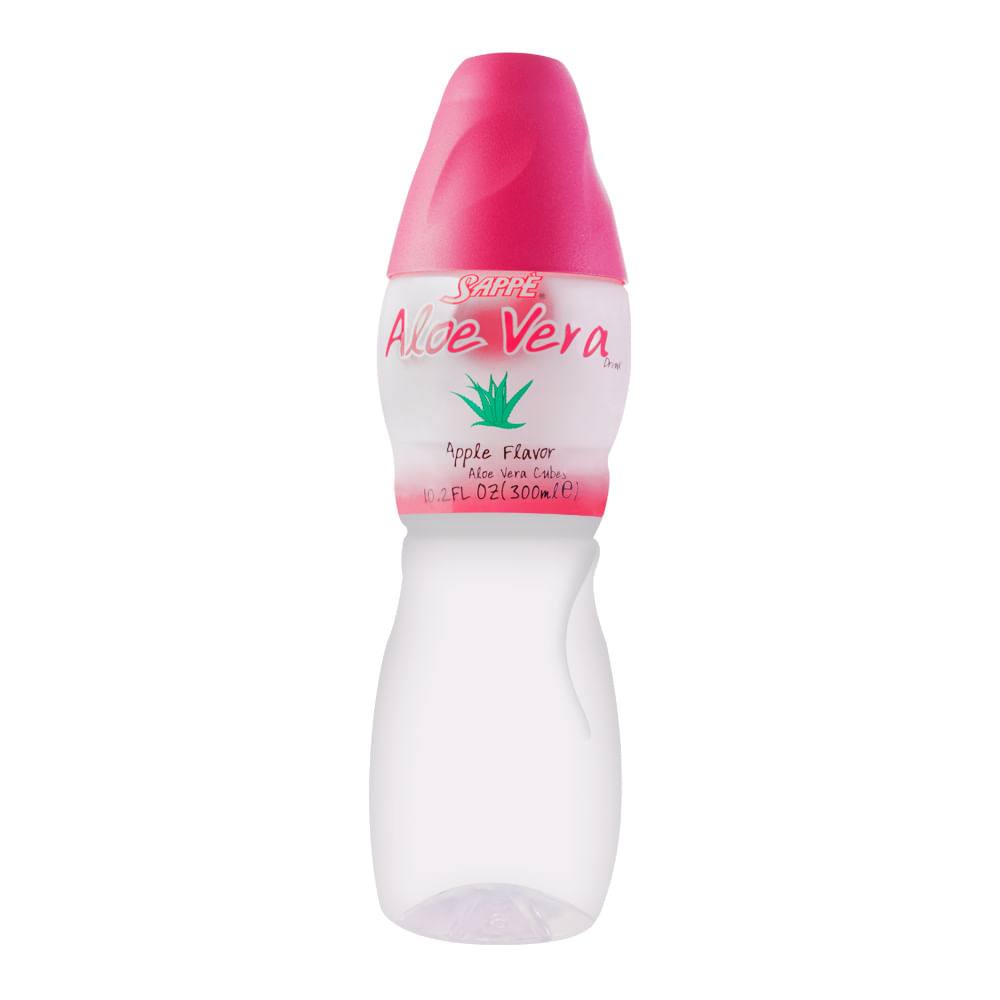 Bebida Manzana Con Aloe Sappe Frasco 300 ml