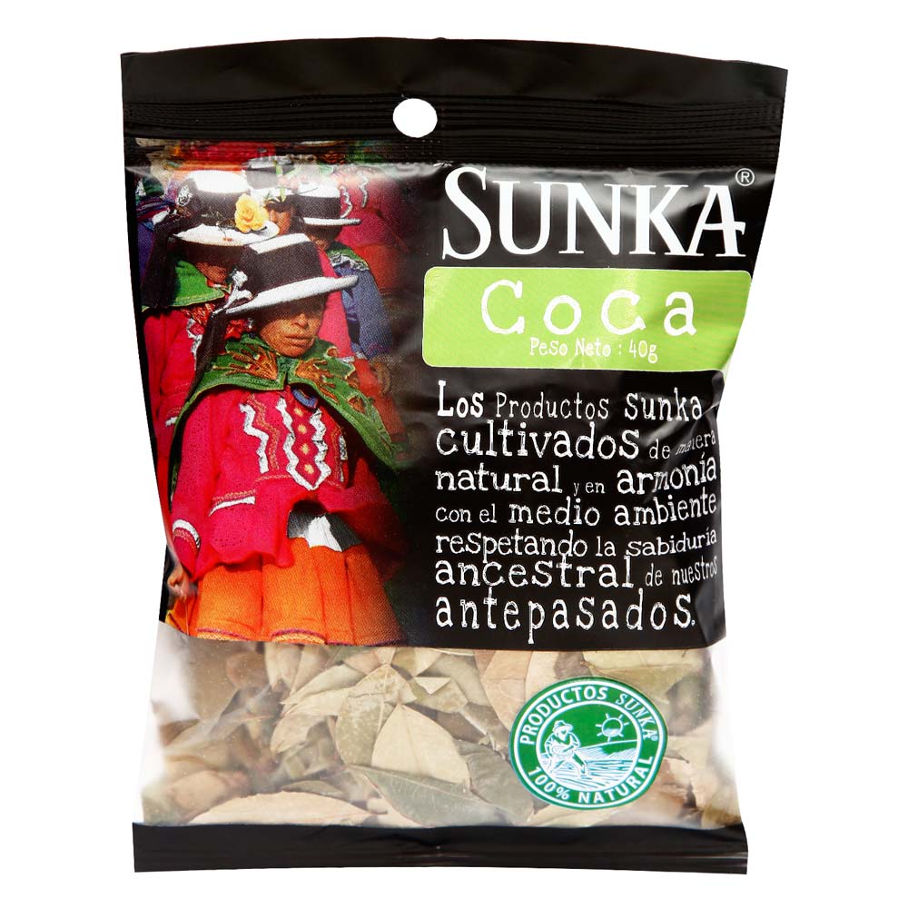 Hoja de Coca Sunka Bolsa 40 g