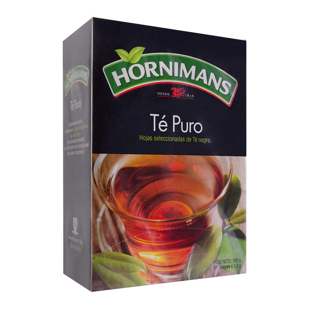 Té Puro Hornimans Caja 100 Sobres Wong