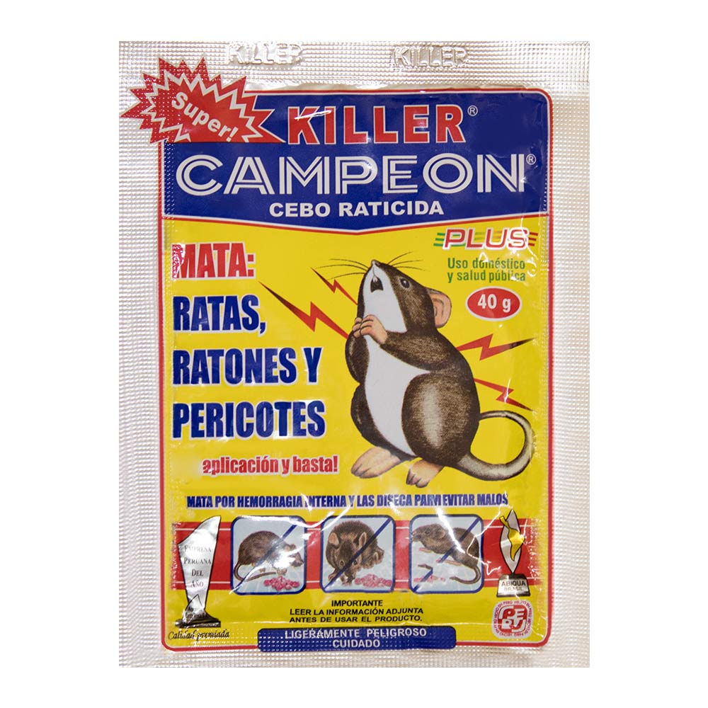Cebo Raticida Campeón 40g
