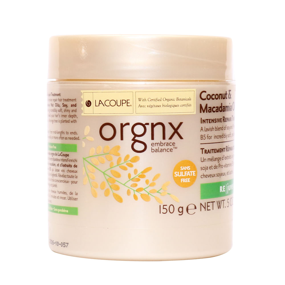 Tratamiento Orgánico Reparador Intensivo Orgnx La Coupe