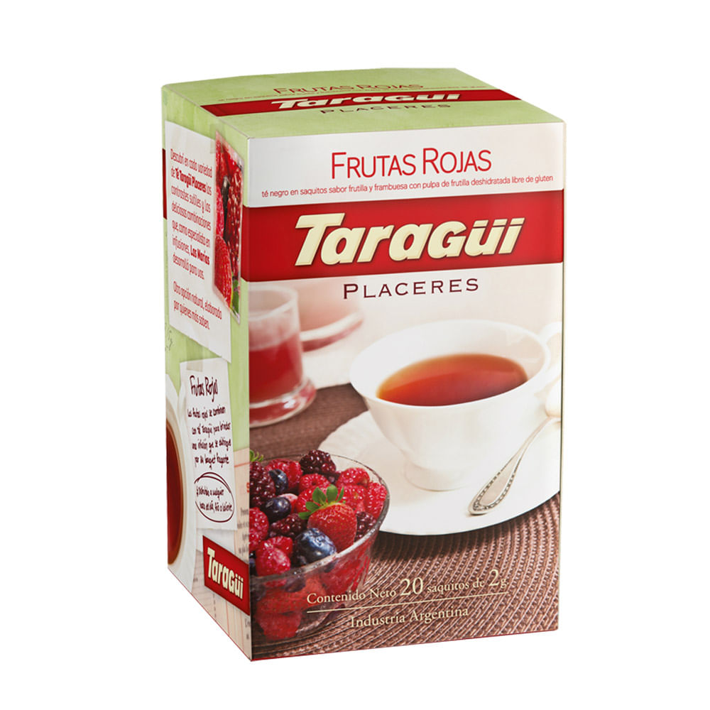 Té Frutos Rojos Taragui Caja 20 Saquitos - Wong