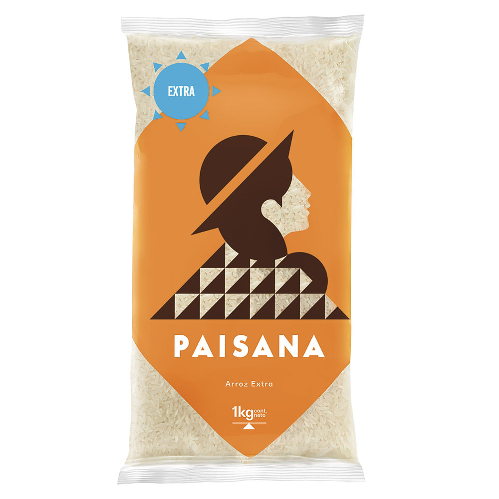 Arroz Extra Paisana Bolsa 1 kg