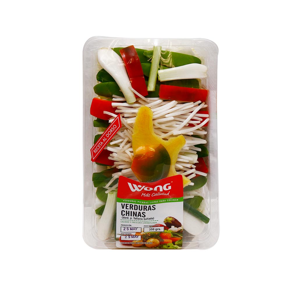 Verduras Chinas Wong Bandeja 350g