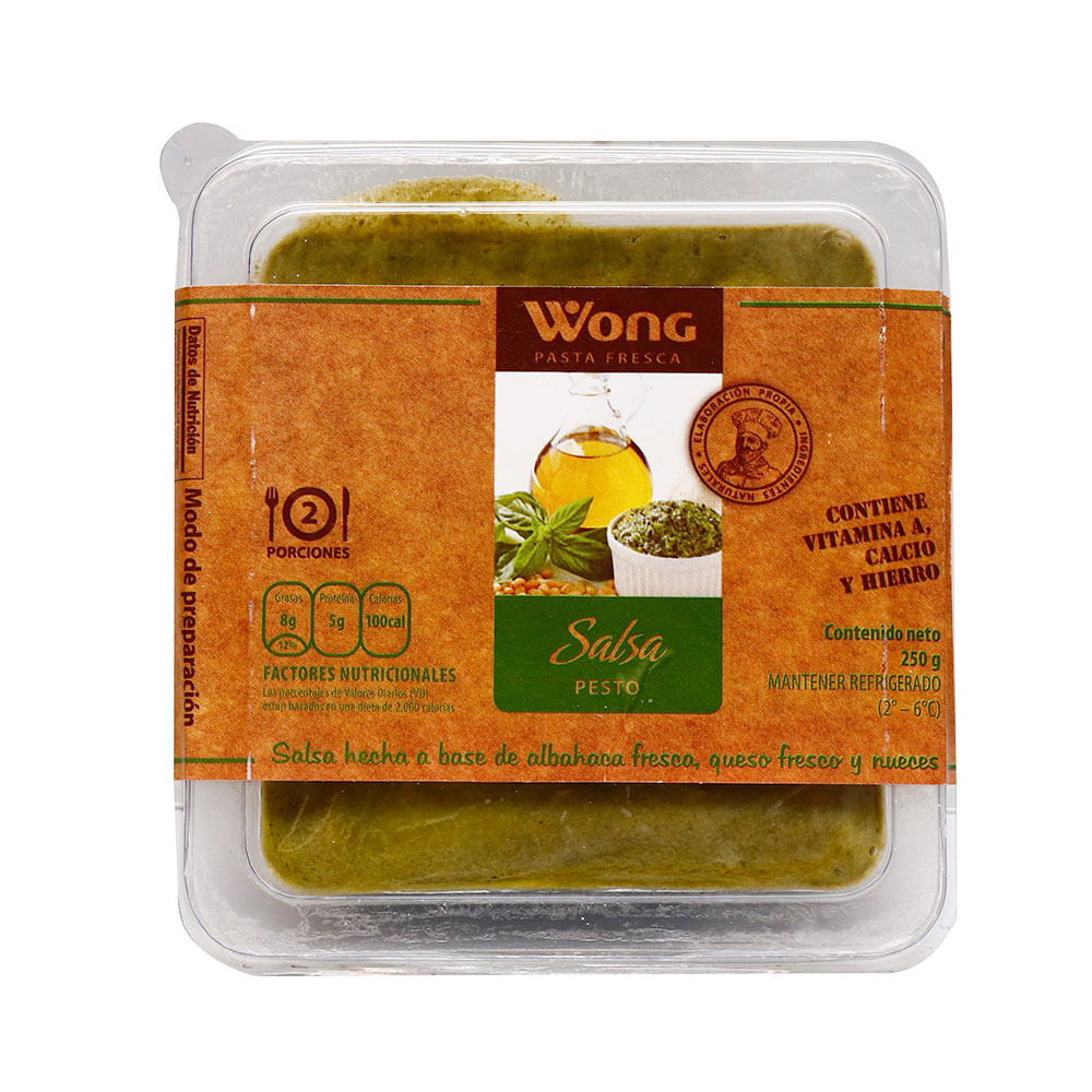 Salsa Pesto Wong Pote 250 g