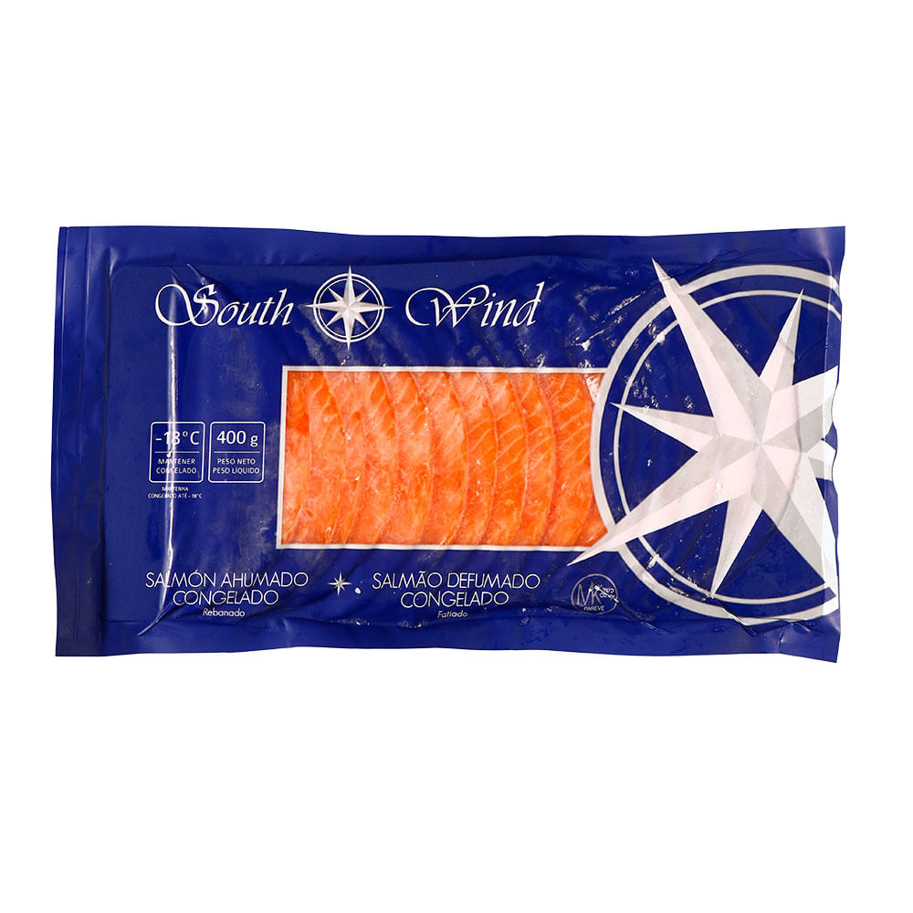 Salmón Ahumado South Wind Paquete 400 g