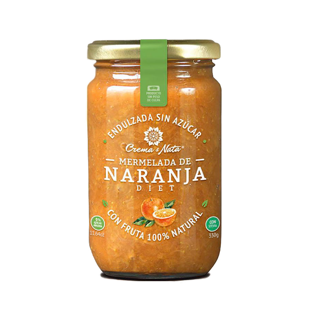 Mermelada de Naranja Diet Crema & Nata frasco 330 g