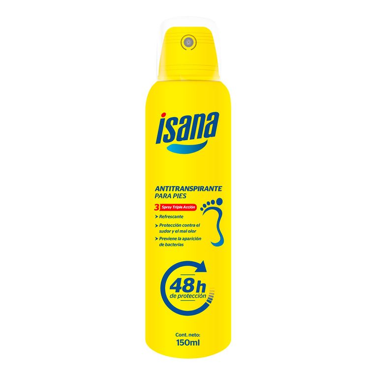 Antitranspirantes-para-Pies-Isana-Proteccion-48-Horas-Spray-150-ml-1-214554 Antitranspirantes-para-Pies-Isana-Proteccion-48-Horas-Spray-150-ml-1-214554