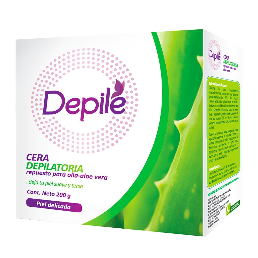 Cera En Barra Para Depilar CERA DEPILATORIA ALOE RPTOX200GR.DEPILE - Metro