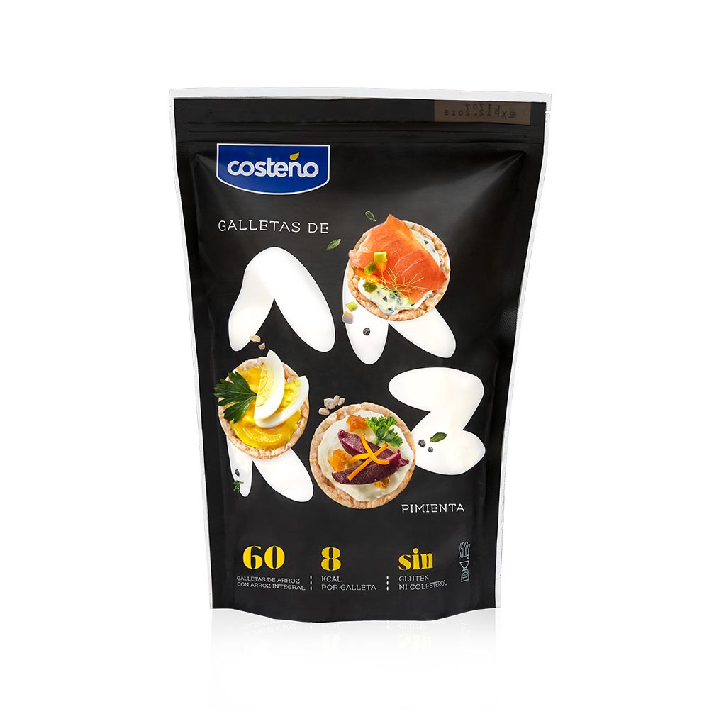 Galletas de Arroz Costeño Pimienta Doypack 150 gr