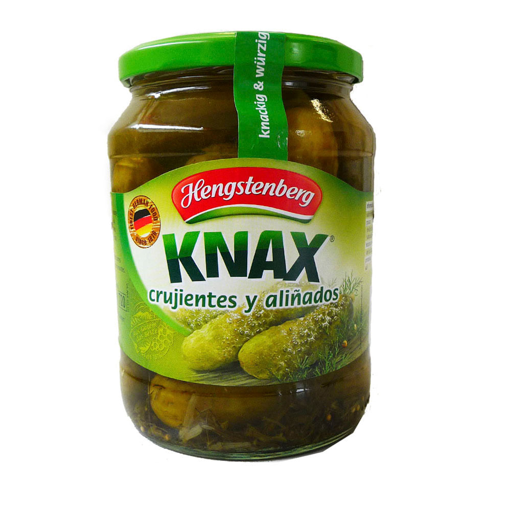 Pepinillos Crujientes Hengstenberg Frasco 670 g