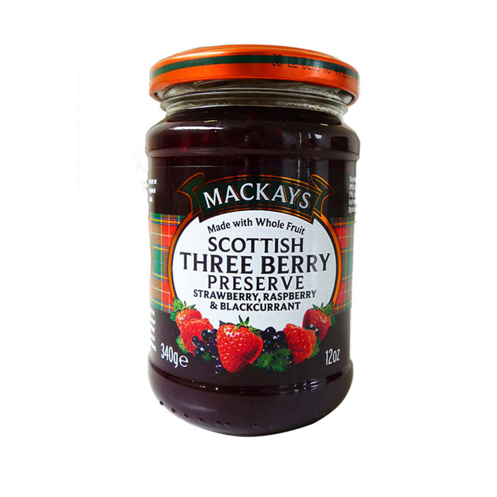 Mermelada Mackays Three Berry Frasco 340 g