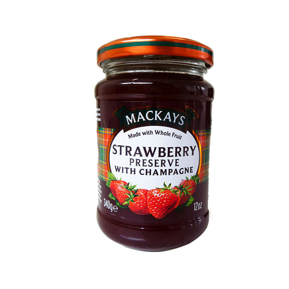 Mermelada Mackays Strawberry & Champagne Frasco 340 g