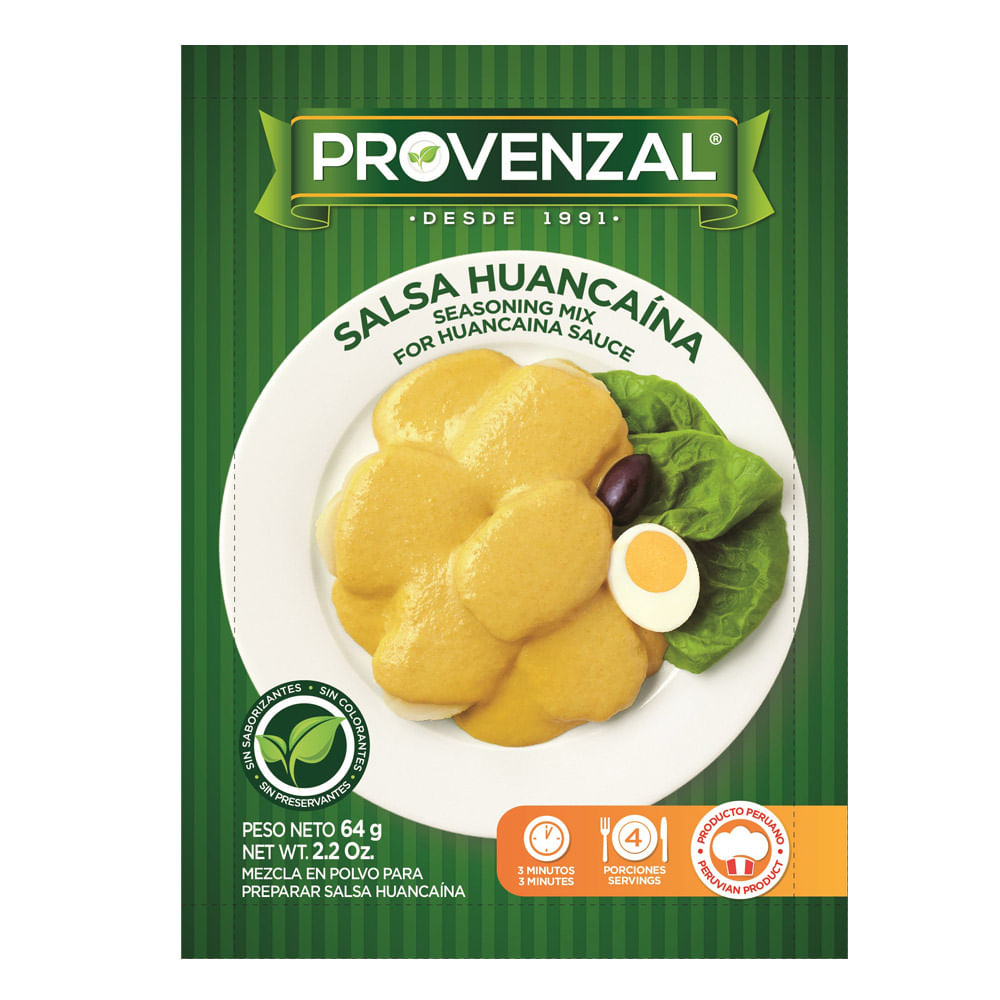 Salsa Huancaina Provenzal Sobre 64 g