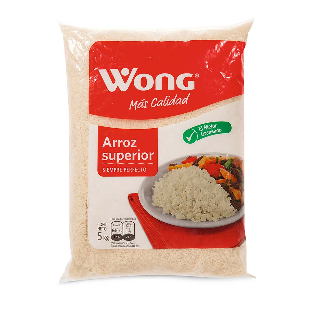 Arroz Superior Wong Bolsa 5 Kg