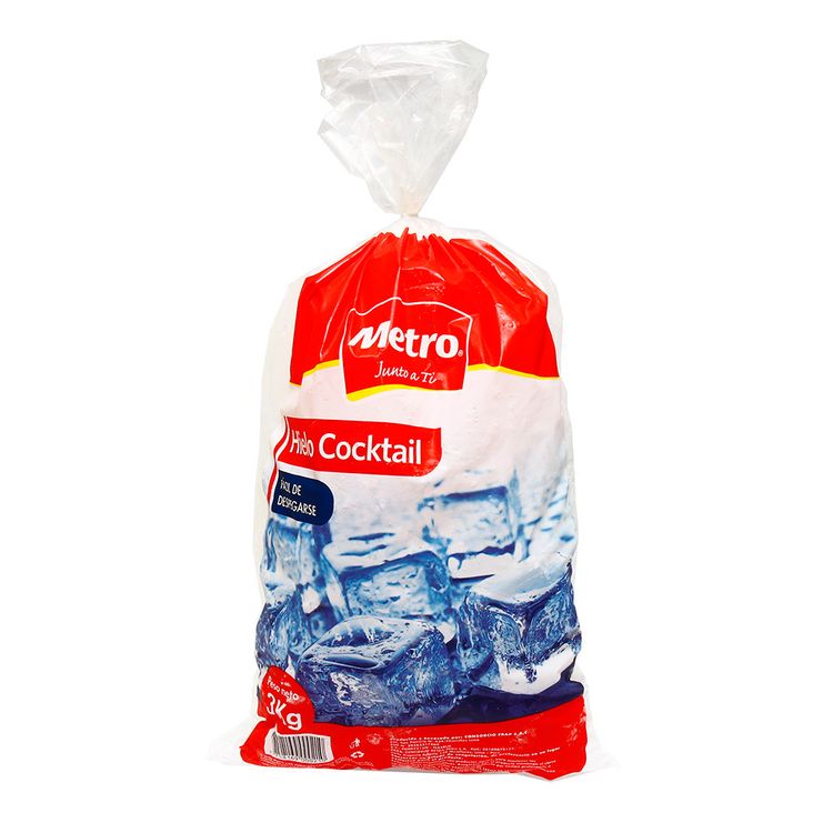 Bolsa De Hielo 20 Kg Precio Hielo Cocktail Metro Bolsa 3 Kg - Metro