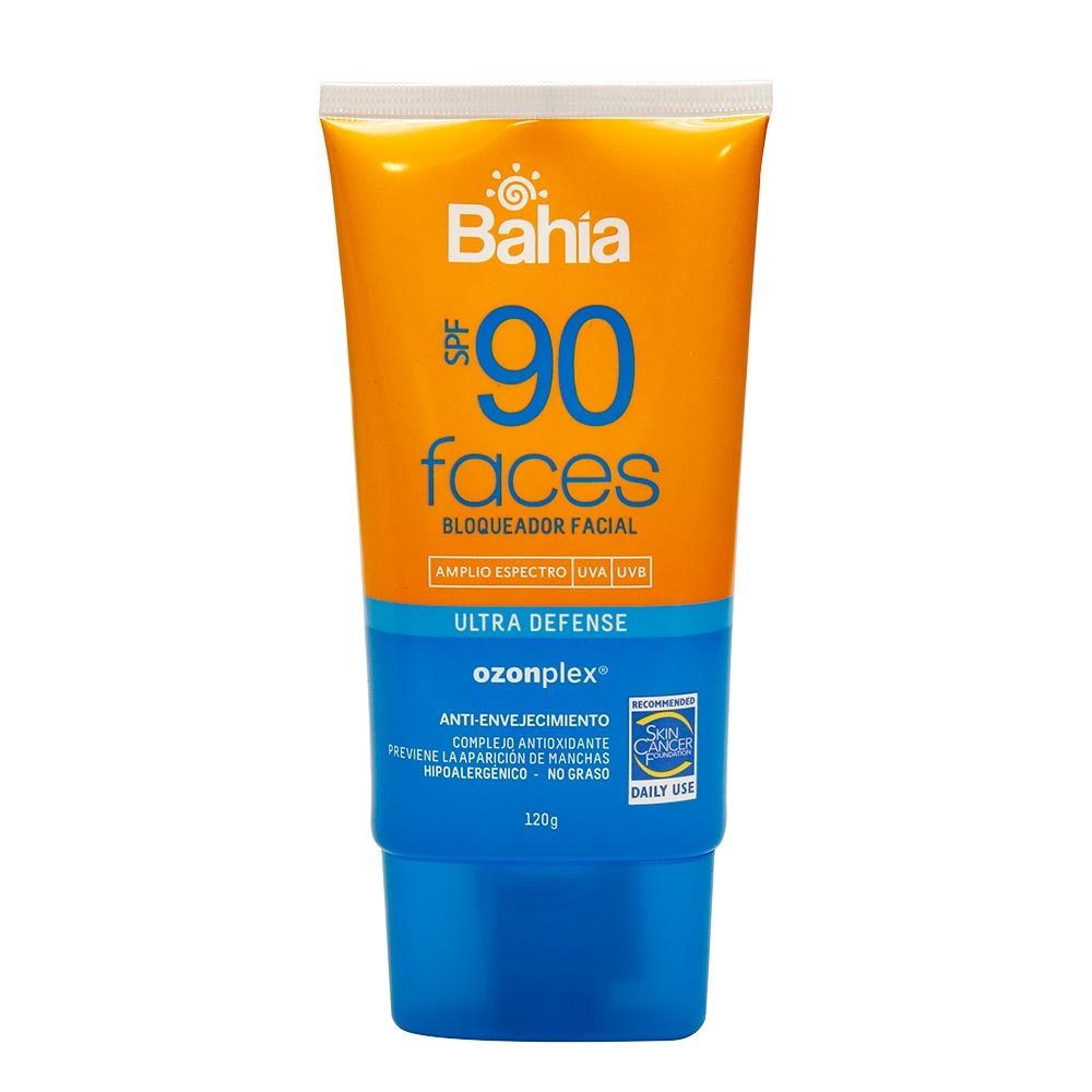 Protector Solar Facial Bahía Faces FPS90 120g