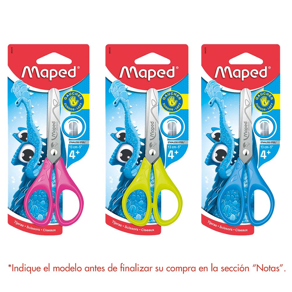 Tijera Essential Maped Zurdos 13 cm Surtido