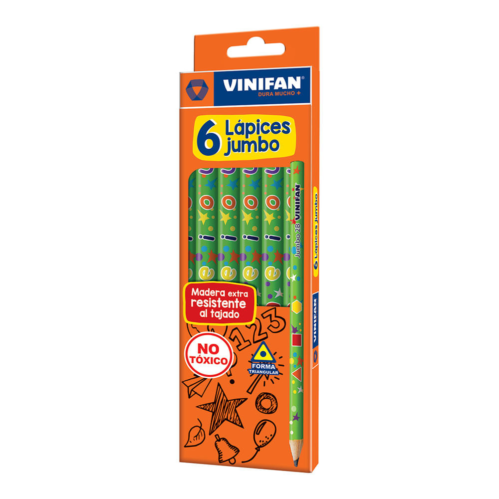 Lapiz Jumbo Caja 6 Unid