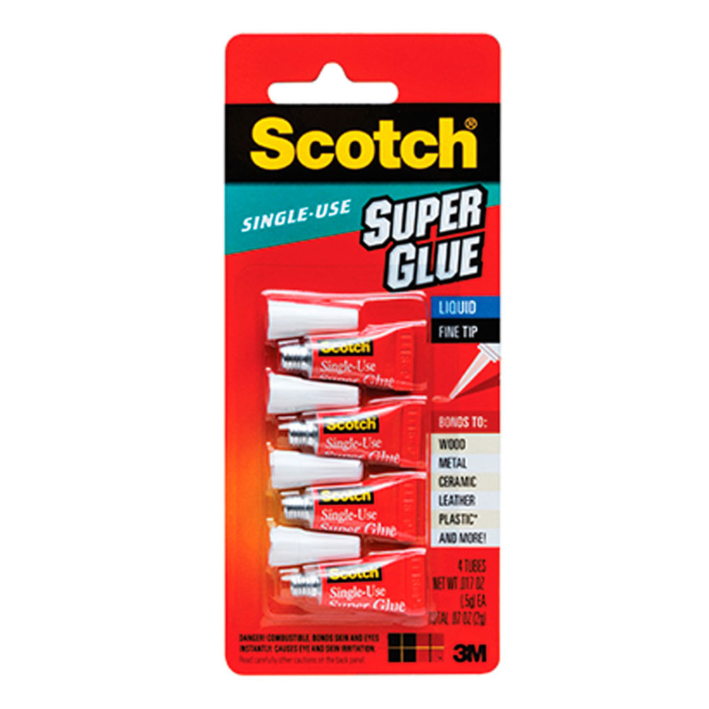 Super Glue Gelx4 Scoth