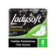 Toallas Higiénicas Ladysoft Nocturna con Alas Paquete 8 Unidades