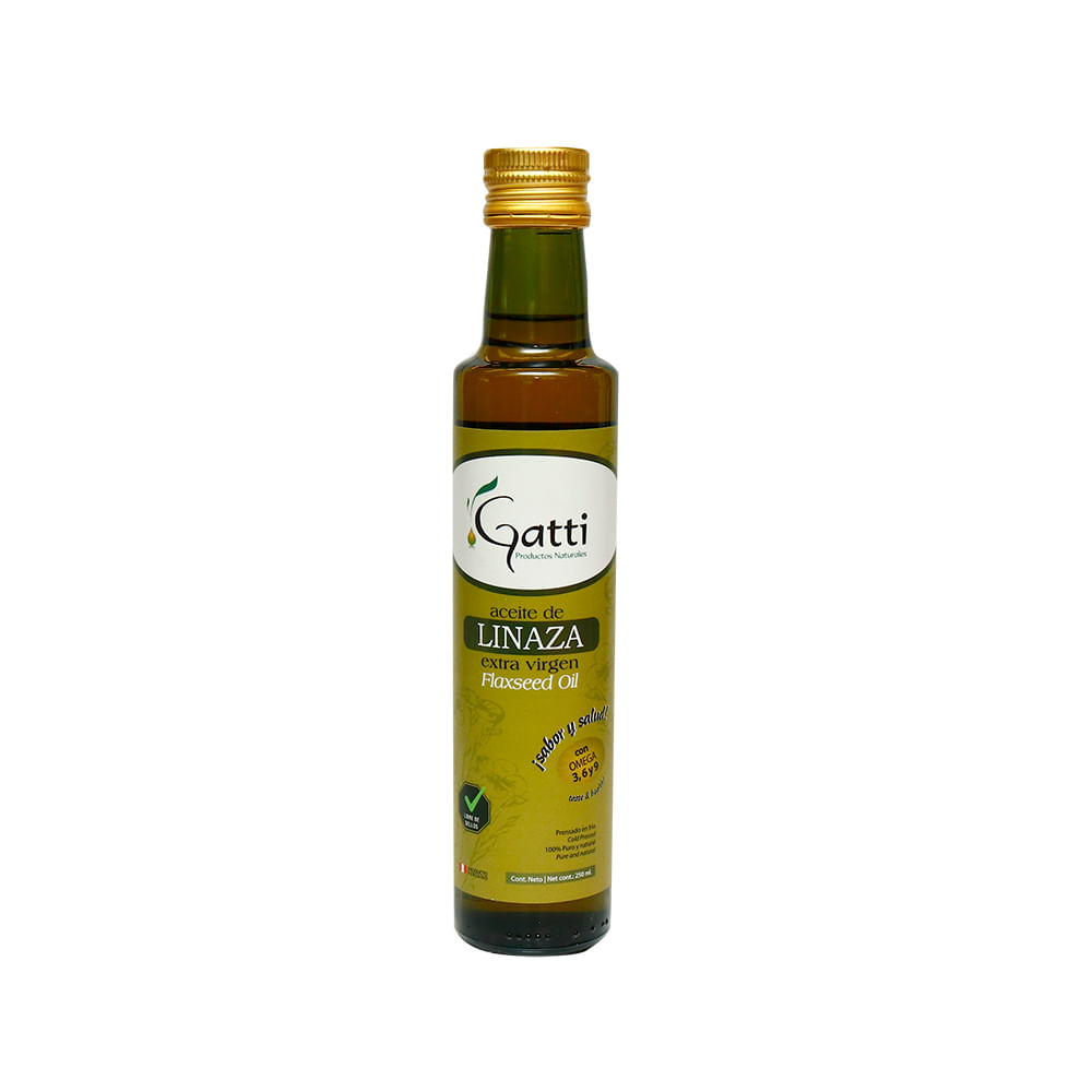 Aceite de Linaza Gatti Virgen Botella 250ml