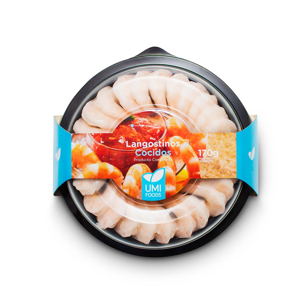 Langostinos Cocidos Umi Foods Bandeja 170 g