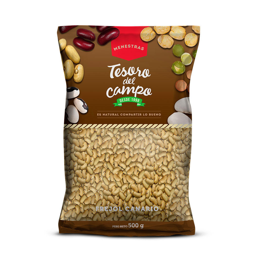 Frijol Canario Tesoro Del Campo Bolsa 500 g